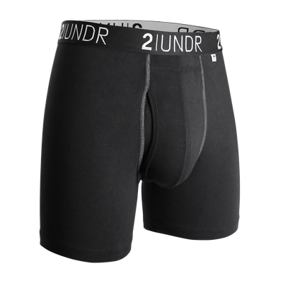 Swing Shift 6" Boxer Brief - 3 Pack Boxset - Black/Grey/Navy