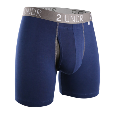 Swing Shift 6" Boxer Brief - 3 Pack Boxset - Black/Grey/Navy