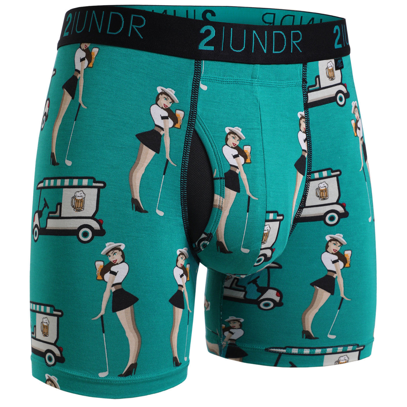 Swing Shift 6" Boxer Brief - 3 Pack Boxset - Ball Washer/Cart Girl/ Back 9