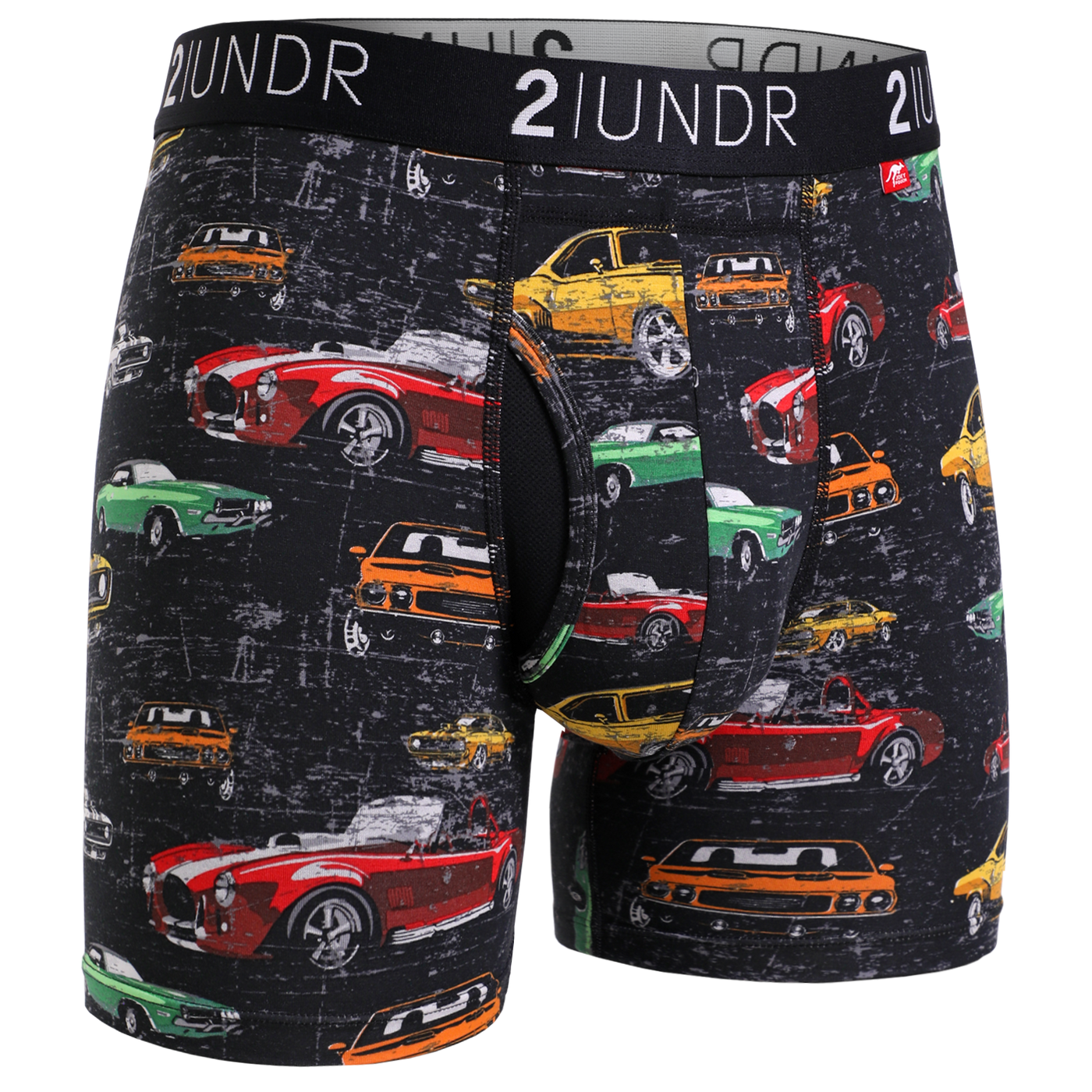 Swing Shift 6" Boxer Brief - 3 Pack Boxset - Race Pace/Vintage Muscle/Trucked