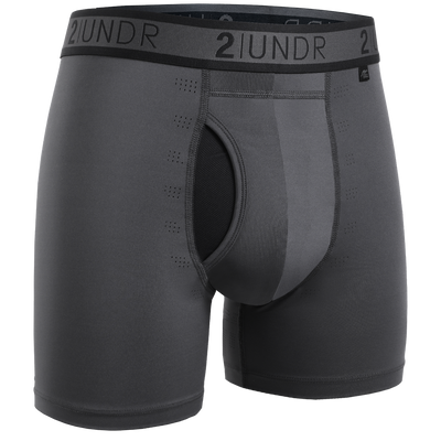 Sport Shift 6" Boxer Brief - Charcoal