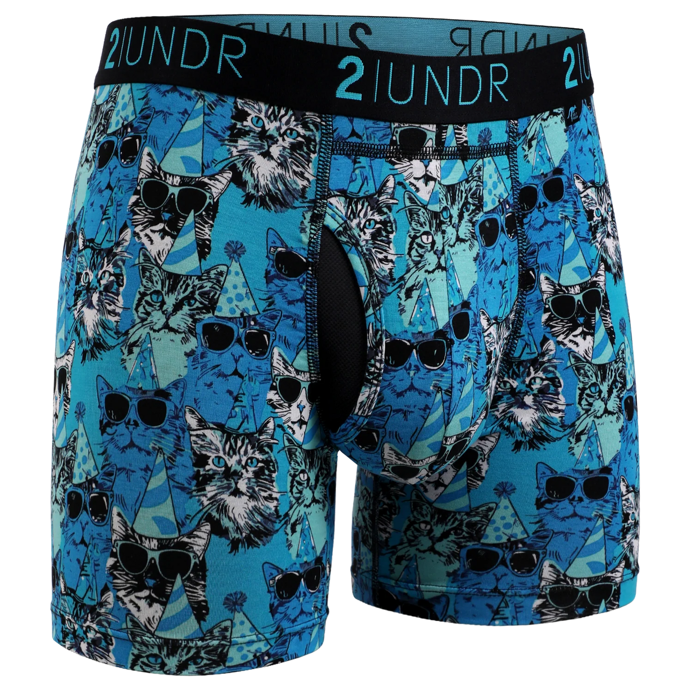 Swing Shift 6" Boxer Brief - 3 Pack Boxset - Friend/Turtle/Kitty