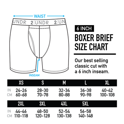 Swing Shift 6" Boxer Brief - 3 Pack Boxset - Pickle Balls/Deuce/Pickle Ball Paradise